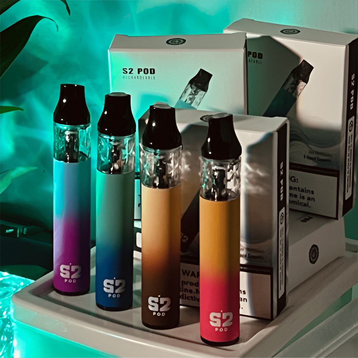 S2 POD 將軍小煙主機｜0.8Ω 可注油空彈｜換彈式設計｜三入裝