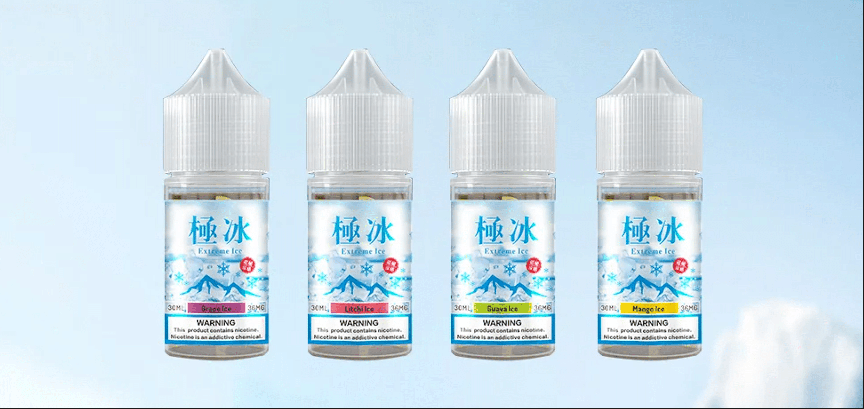 ExtremeIce極冰30ml超涼煙油｜10款果冰口味｜36mg尼古丁鹽｜電子菸專用